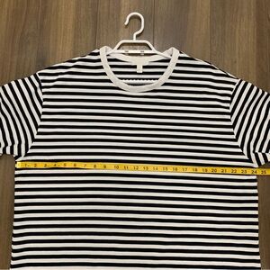 COS men’s 100% cotton Striped short sleeve Tee Shirt XL